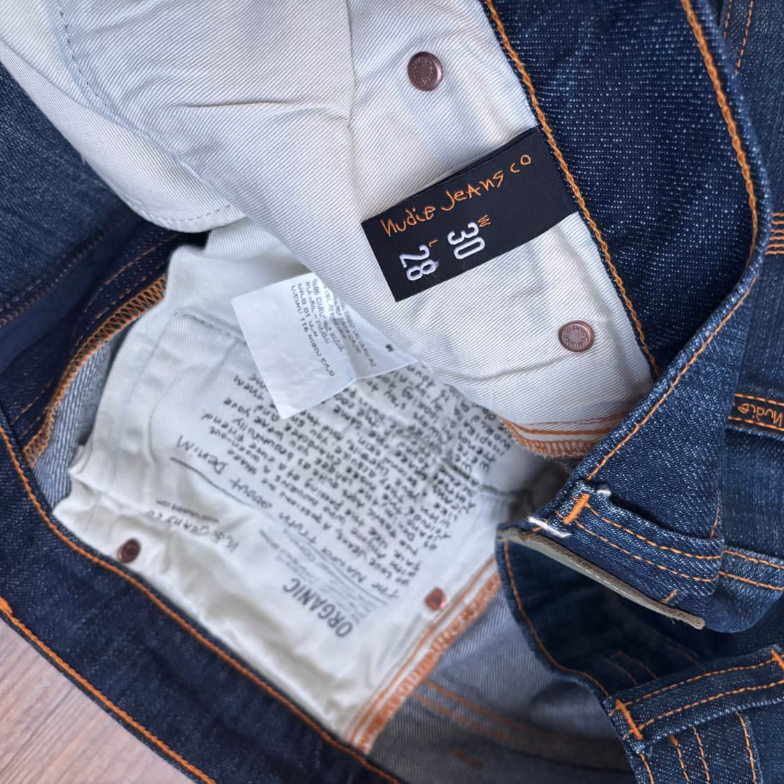 누디진 30 32 데님 청바지 Brute Knut 배기 테이퍼드 상품이미지7