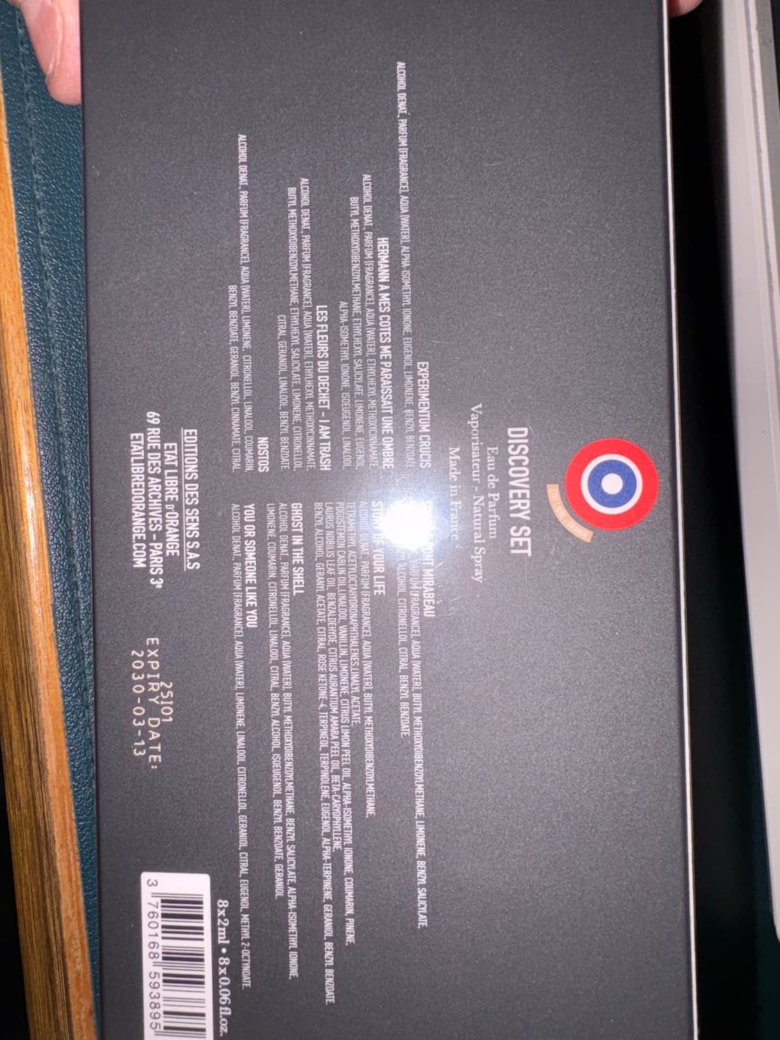 (새상품)에따 리브르 도랑쥬 디스커버리세트 8x2ml 상품이미지2