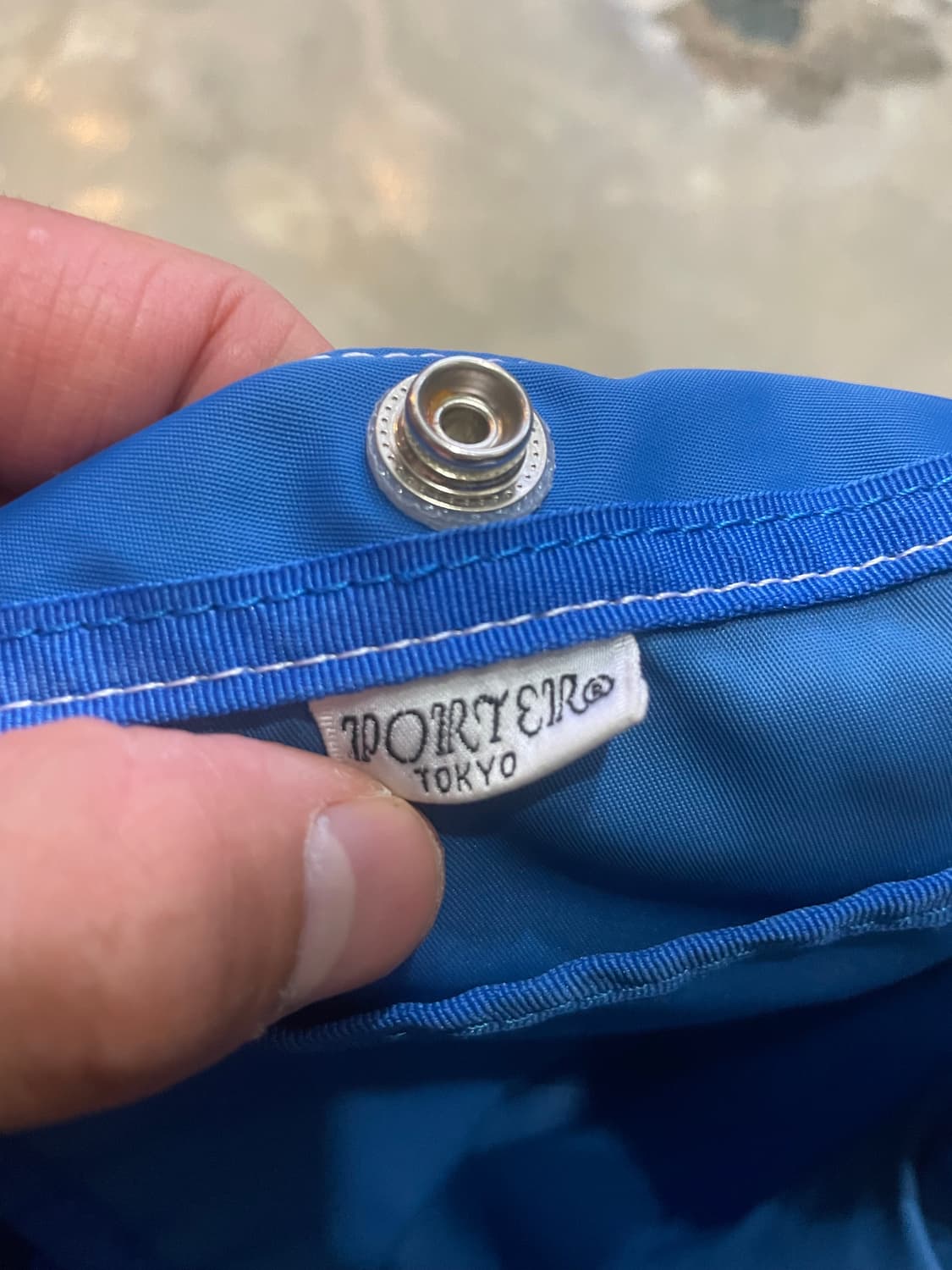 요시다 포터 크로스백 블루 옐로우 상품이미지6