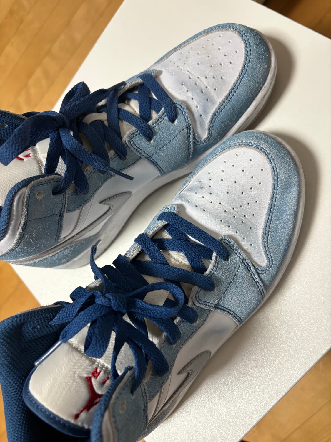 에어 조던 1 미드 프렌치 블루 스니커즈 상품이미지6