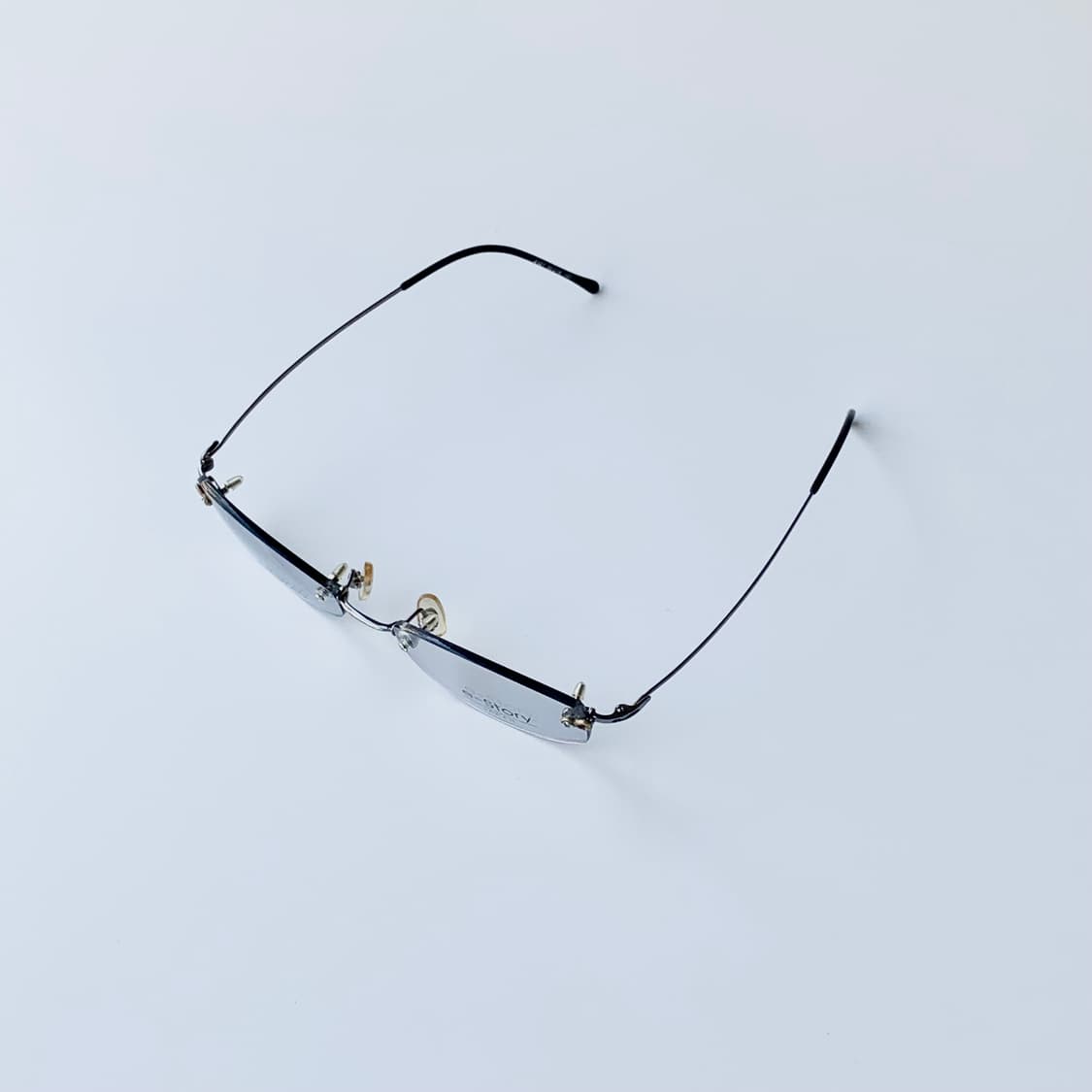 807 데드스탁 픽키 오벌 무테 이스토리 빈티지안경 상품이미지3