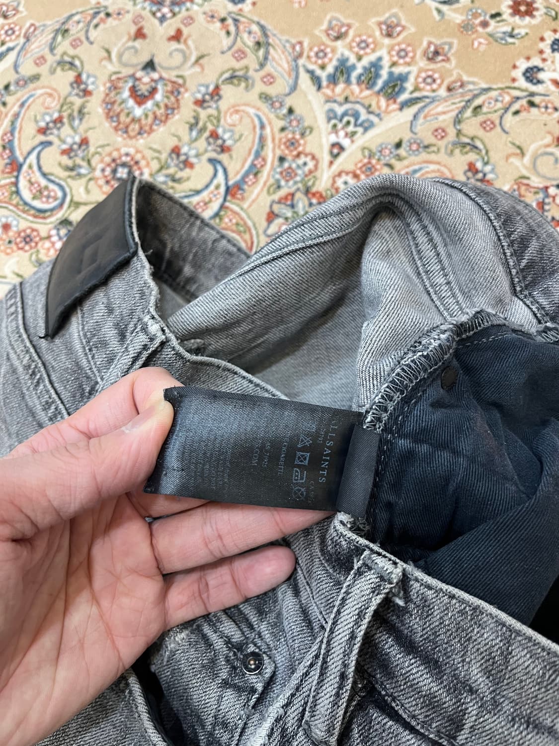 올세인츠 디스트로이드 데님팬츠 바지 상품이미지5