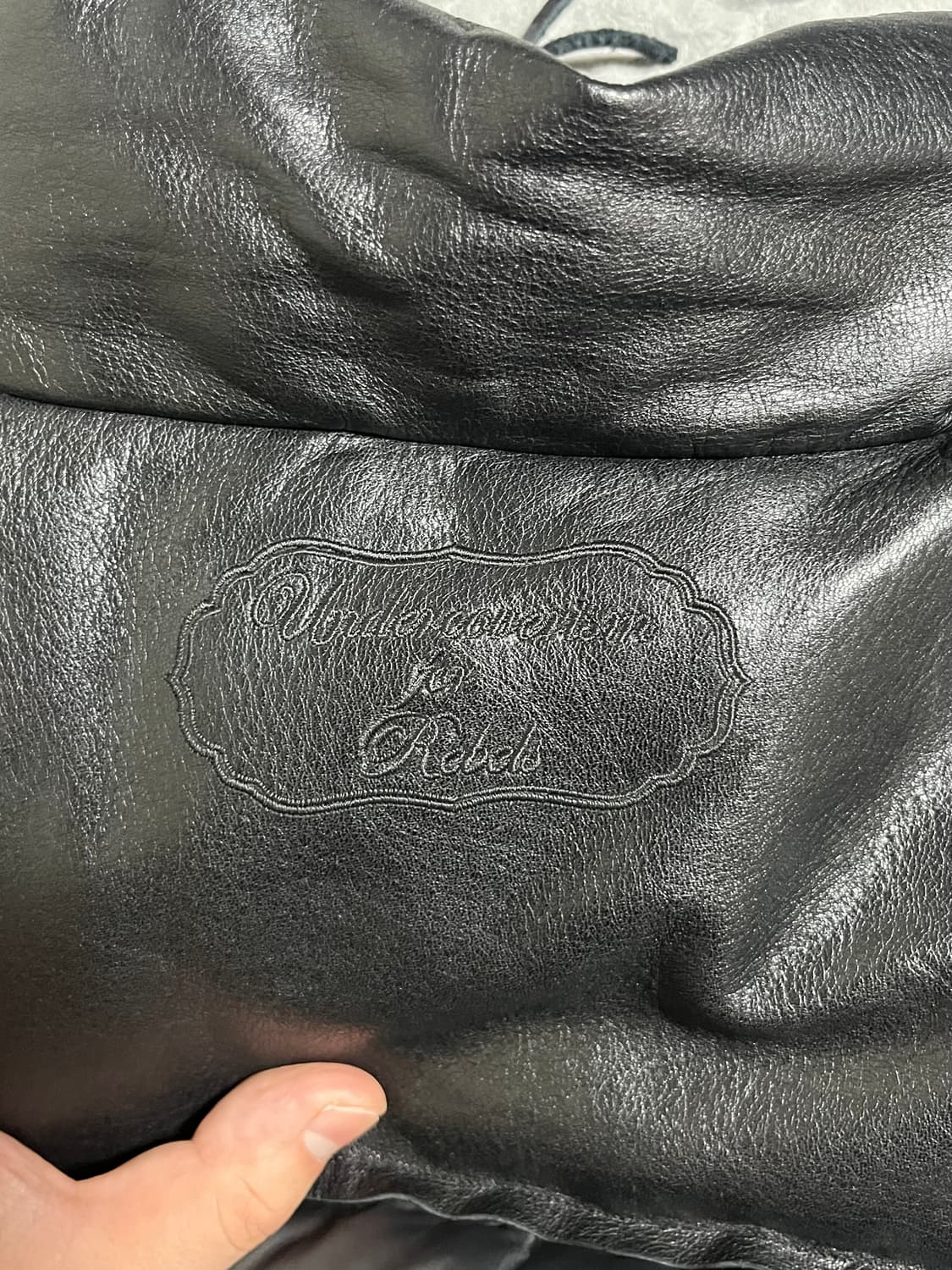 언더커버 22AW 레더배색 블랙 다운 패딩 2size 상품이미지6