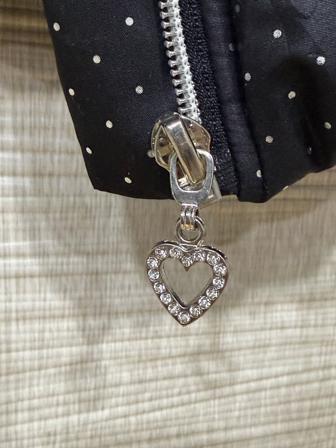 일본 빈티지 도트 패딩 조끼 상품이미지4