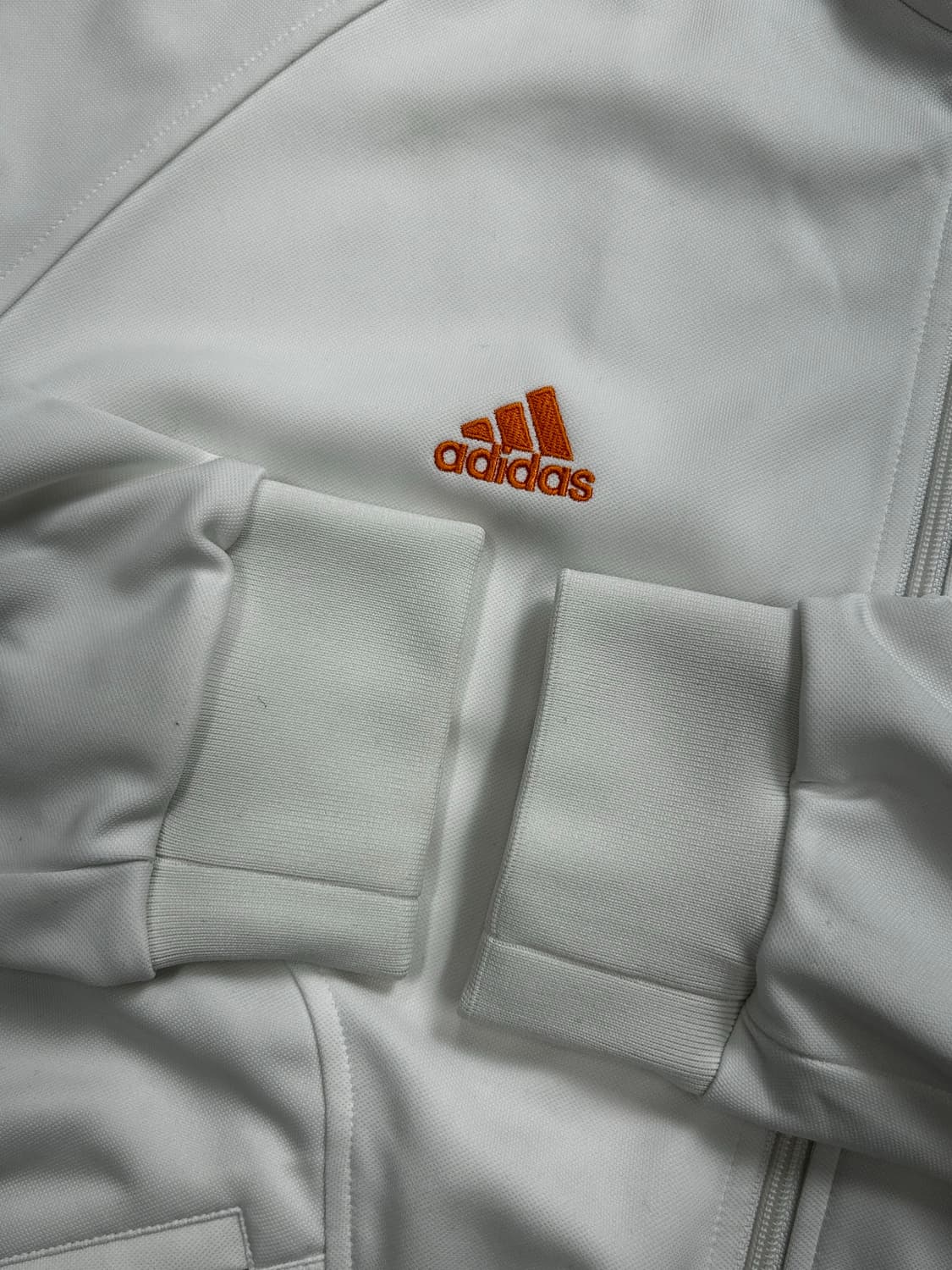 아디다스 풋볼 화이트 후드 트랙탑 져지 110 상품이미지8