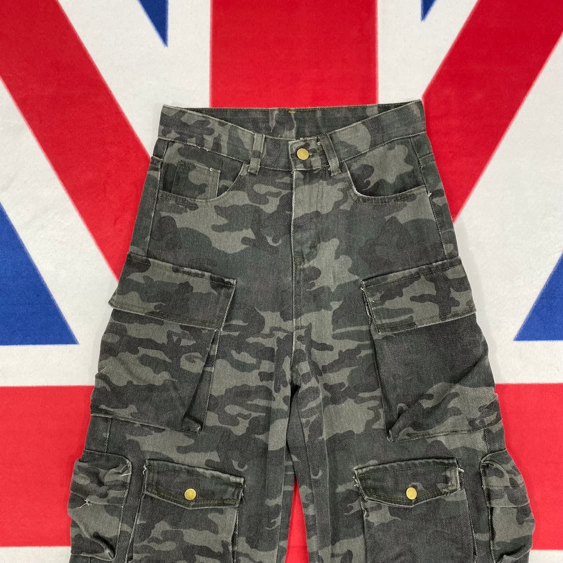 밀리터리 멀티카고팬츠 S 상품이미지2