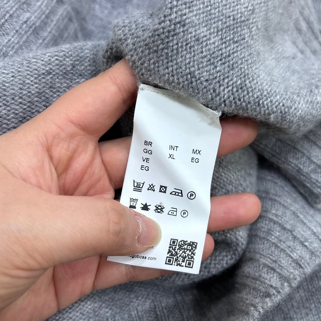 XL 휴고보스 레귤러핏 캐시미어 니트 0331E 상품이미지4