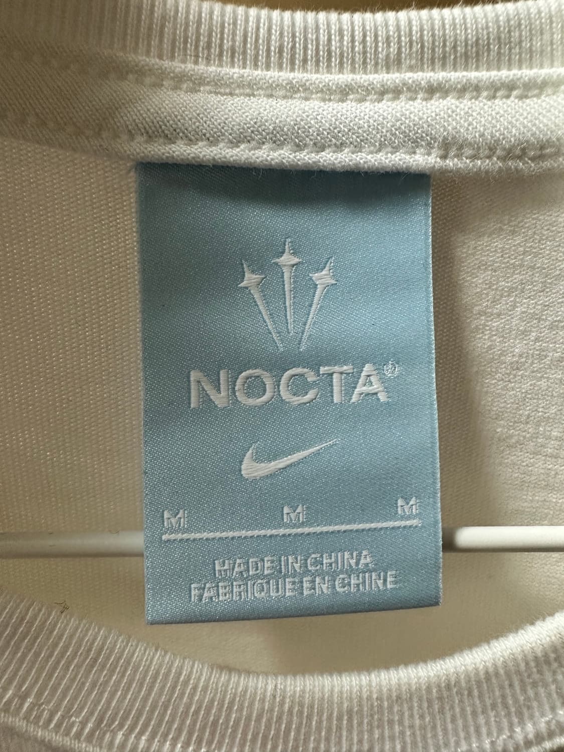 M) 나이키 x 드레이크 녹타 카디널 스탁 에센셜 티셔츠 화이트 - 아시 상품이미지7