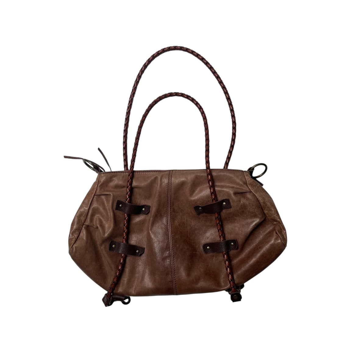 cuir jouer cube 브라운 레더백 상품이미지4