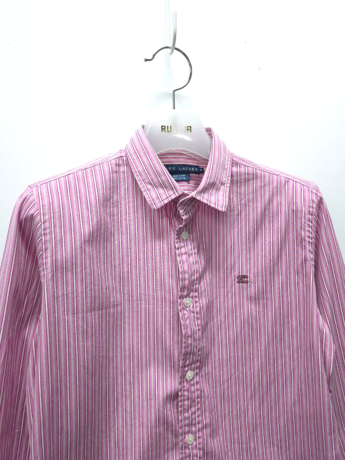 랄프로렌 RL자수 스트라이프 셔츠 ( 여성55 ) 상품이미지3