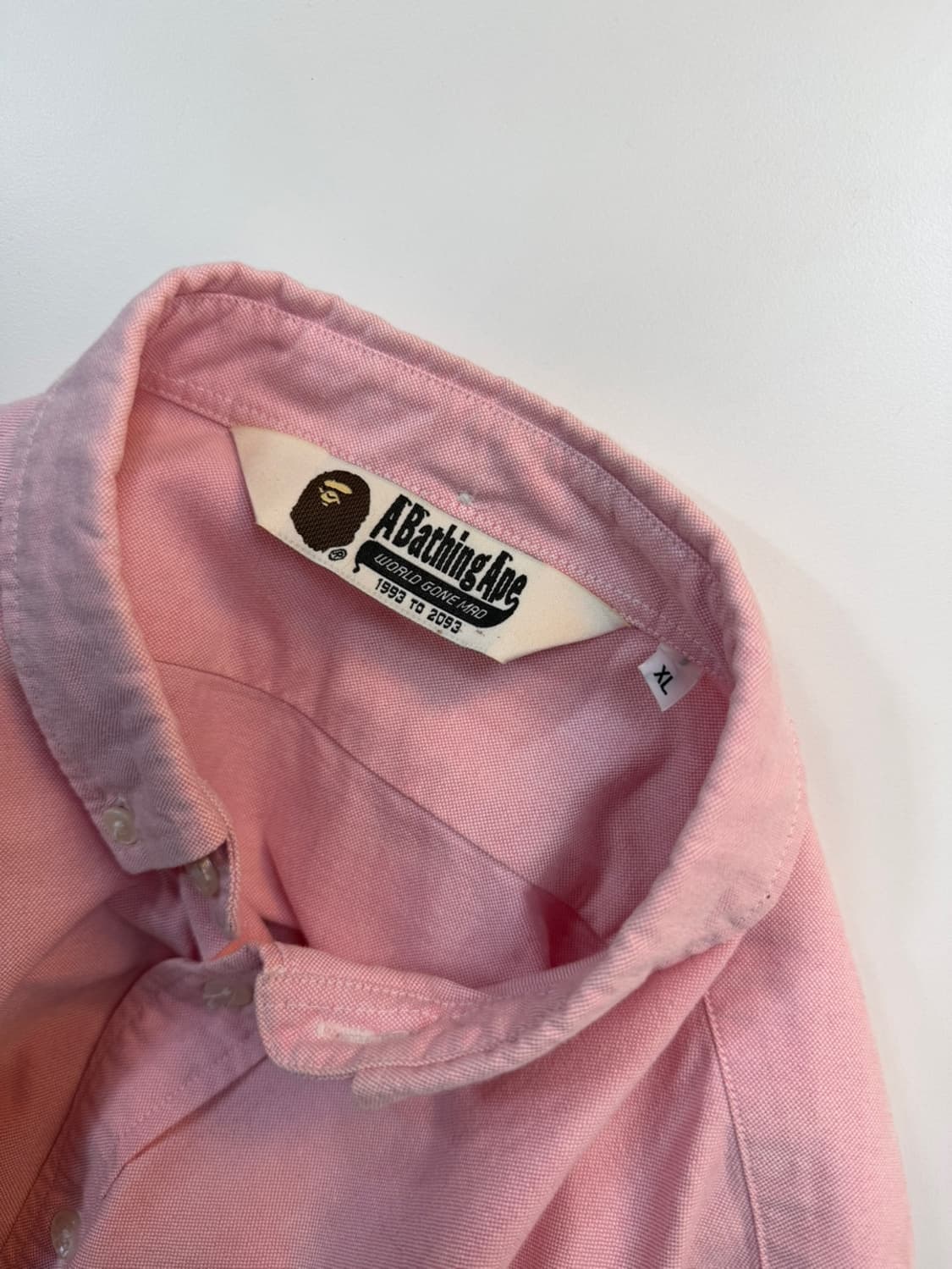 베이프 사루 헤드 옥스포드 셔츠  상품이미지5