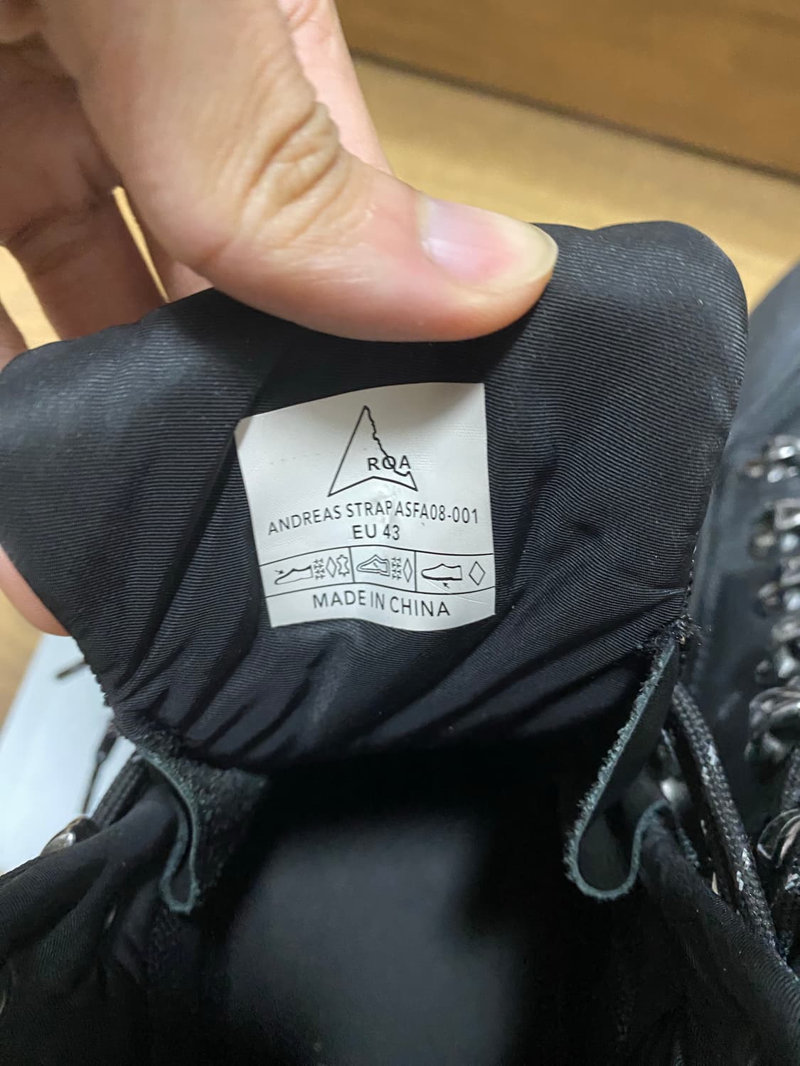 로아하이킹 안드레아스 부츠 블랙 43 상품이미지8