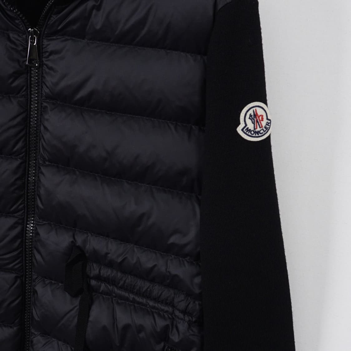 몽클레어 여성 트리콧 패딩 집업 가디건 M 상품이미지4