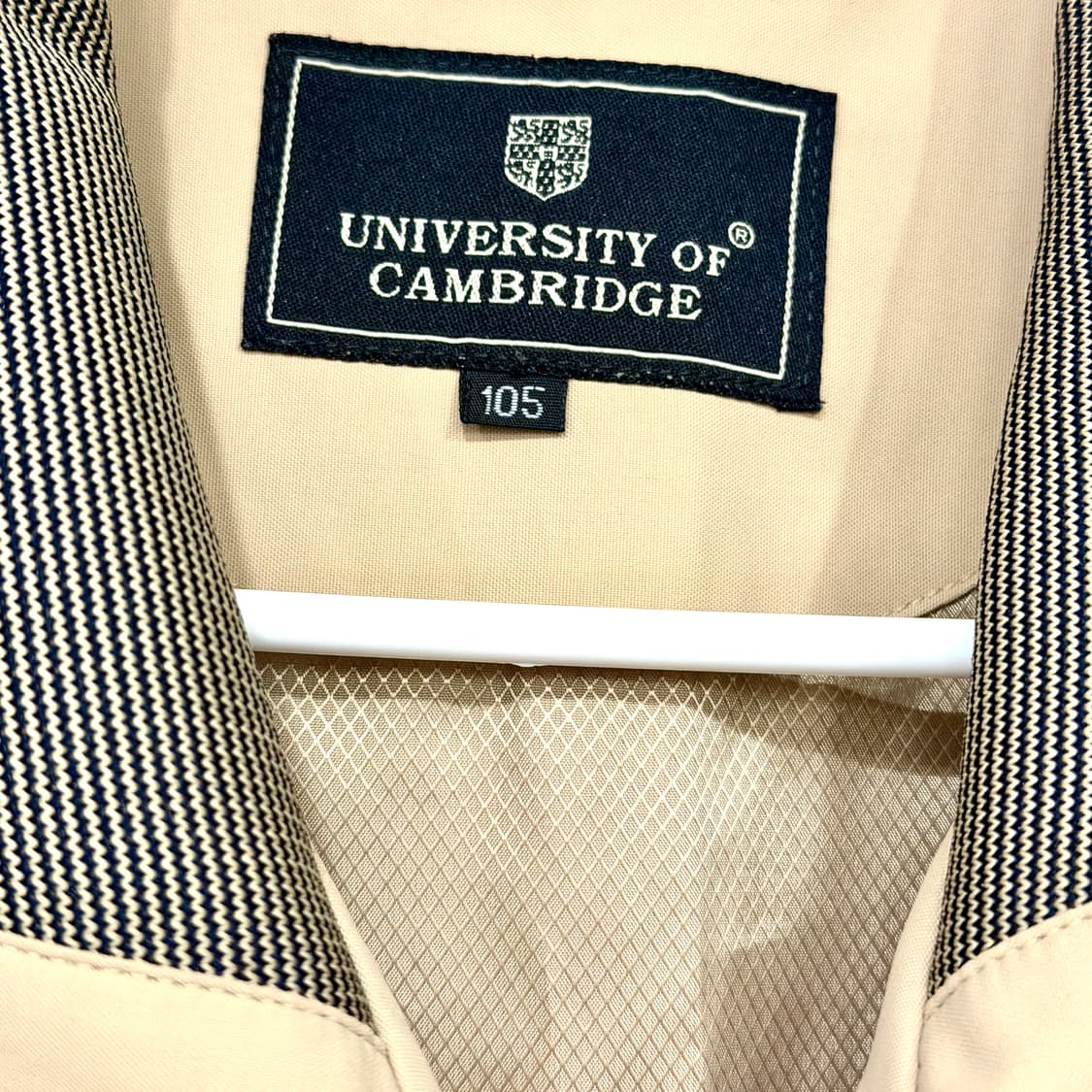 캠브리지 빈티지 바람막이 점퍼 105 베이지 상품이미지2
