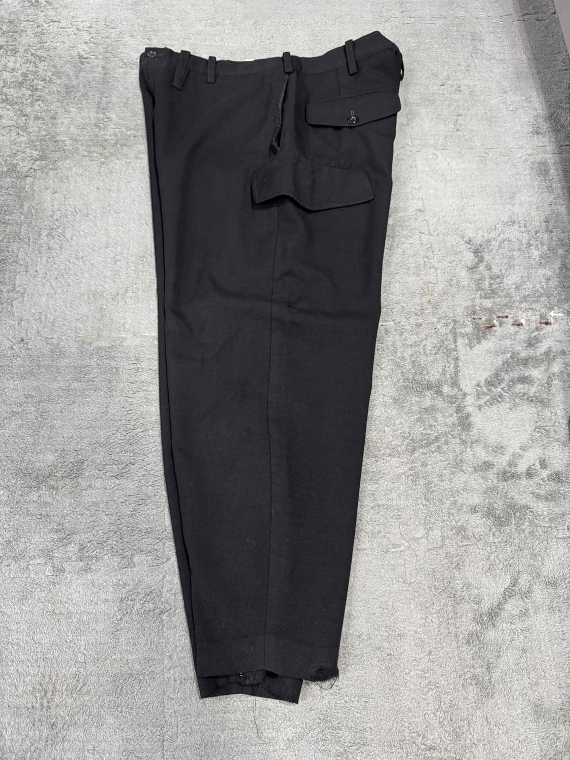 요지야마모토 크롭 울 팬츠 상품이미지5