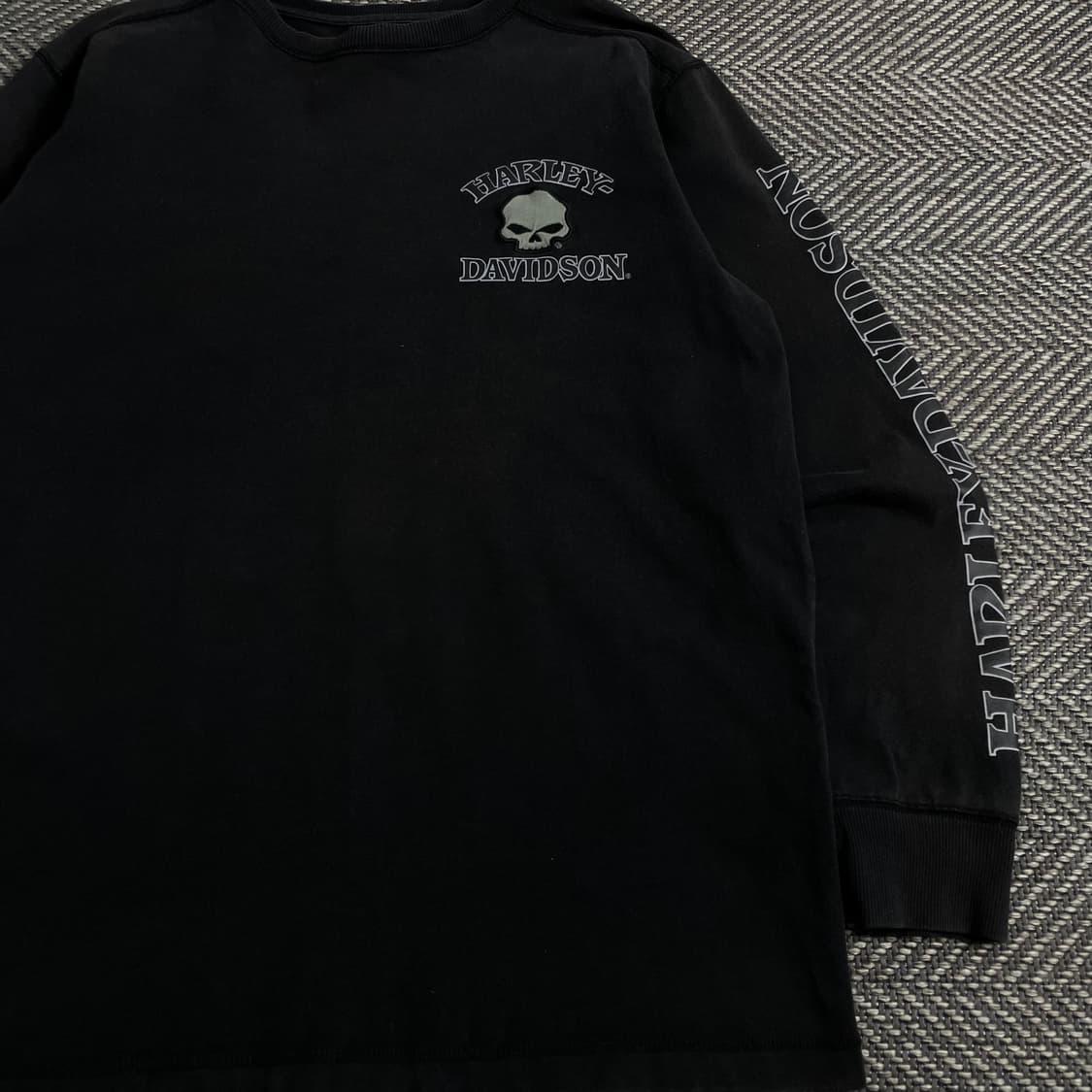할리데이비슨 USA 오리지날 빅로고 롱슬리브o 3795 상품이미지4