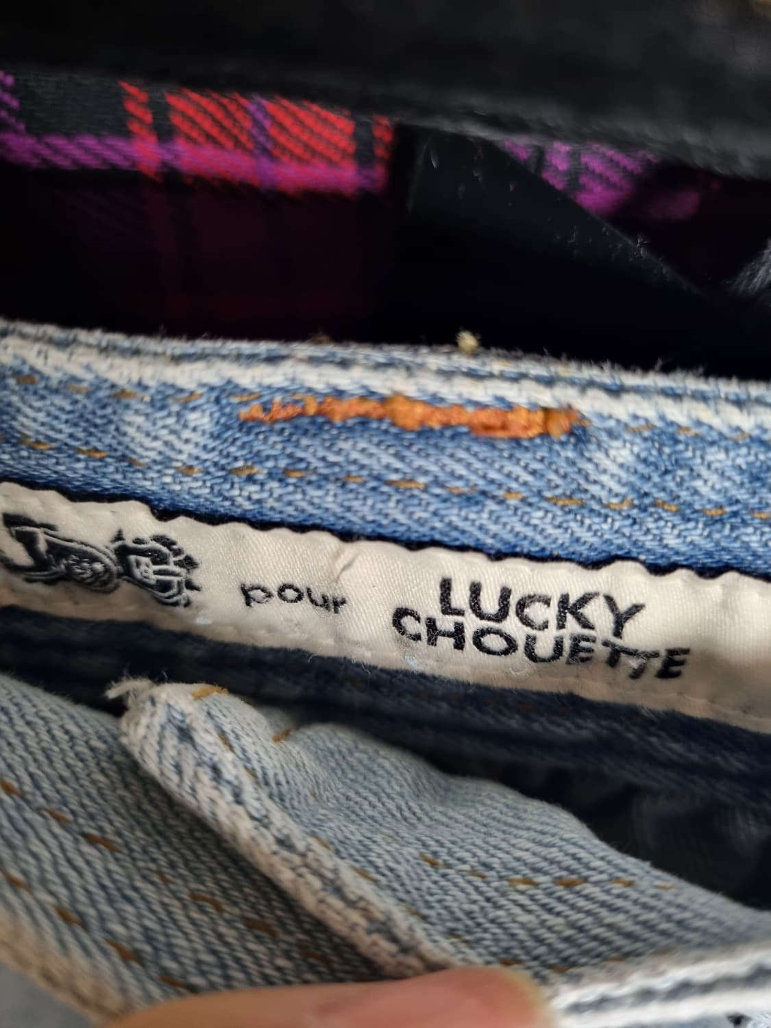 정품) 럭키슈에뜨 데님 스커트  상품이미지6