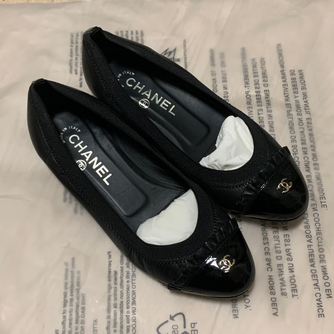 샤넬 셔링 플랫 슈즈 G26480 상품이미지9