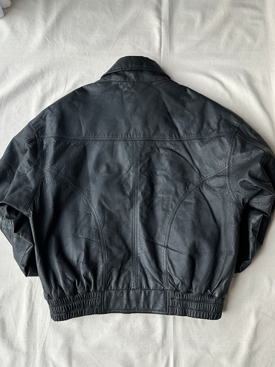 90s East West For Men 레더자켓 M 상품이미지5