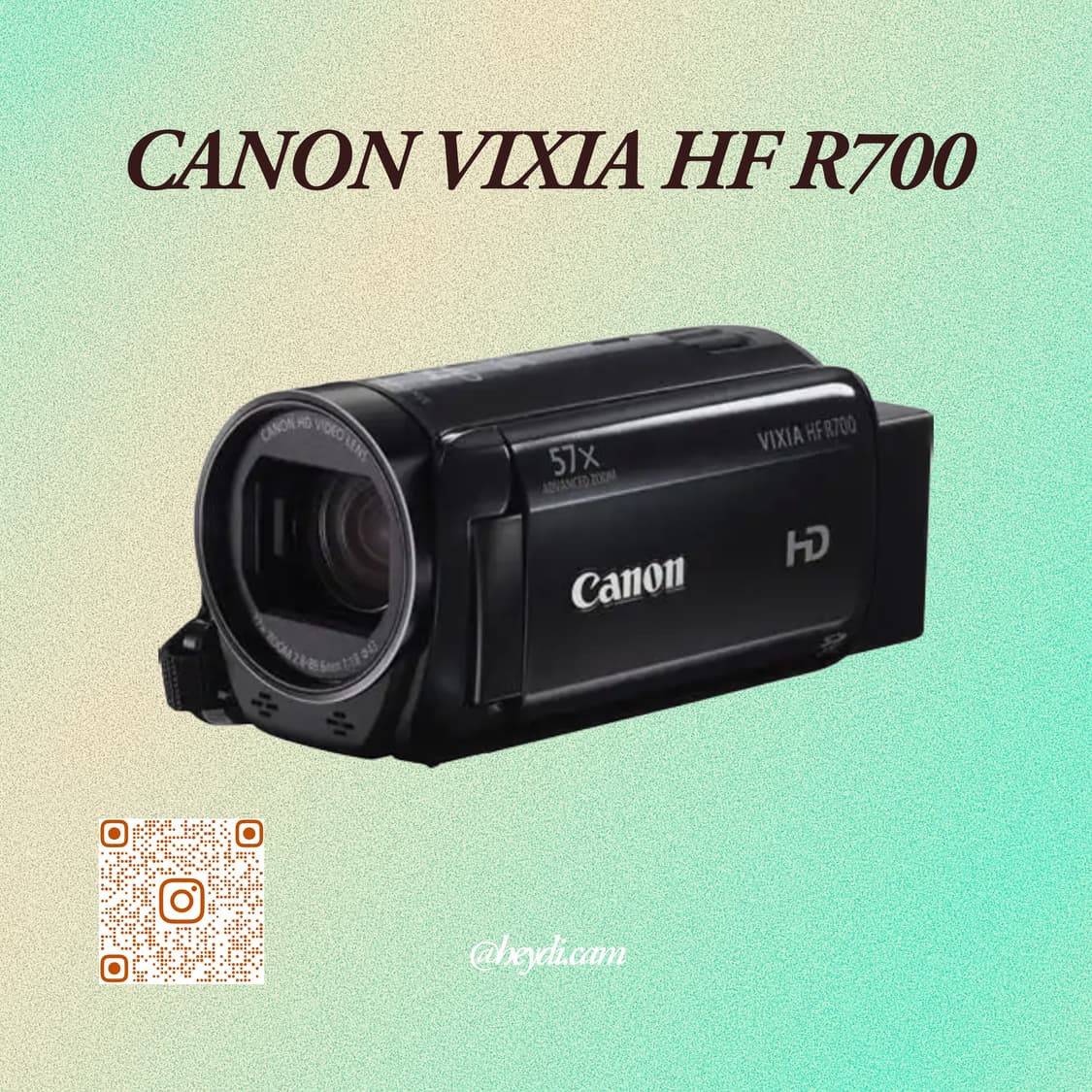 캐논 빅시아 CANON VIXIA HF R700 매트블랙 상품이미지1