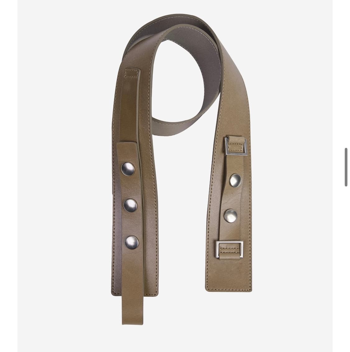 세릭 벨트 FLAT SNAP BELT / BEIGE 상품이미지2
