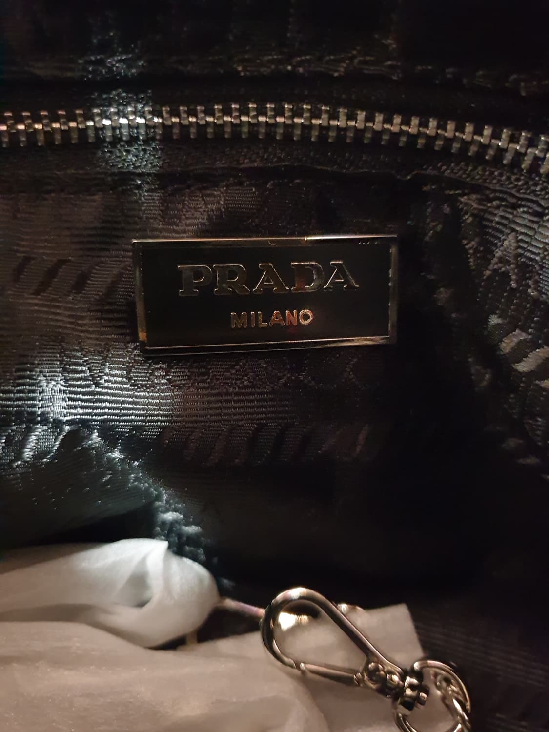 프라다 데님 숄더백 크로스백 상품이미지8