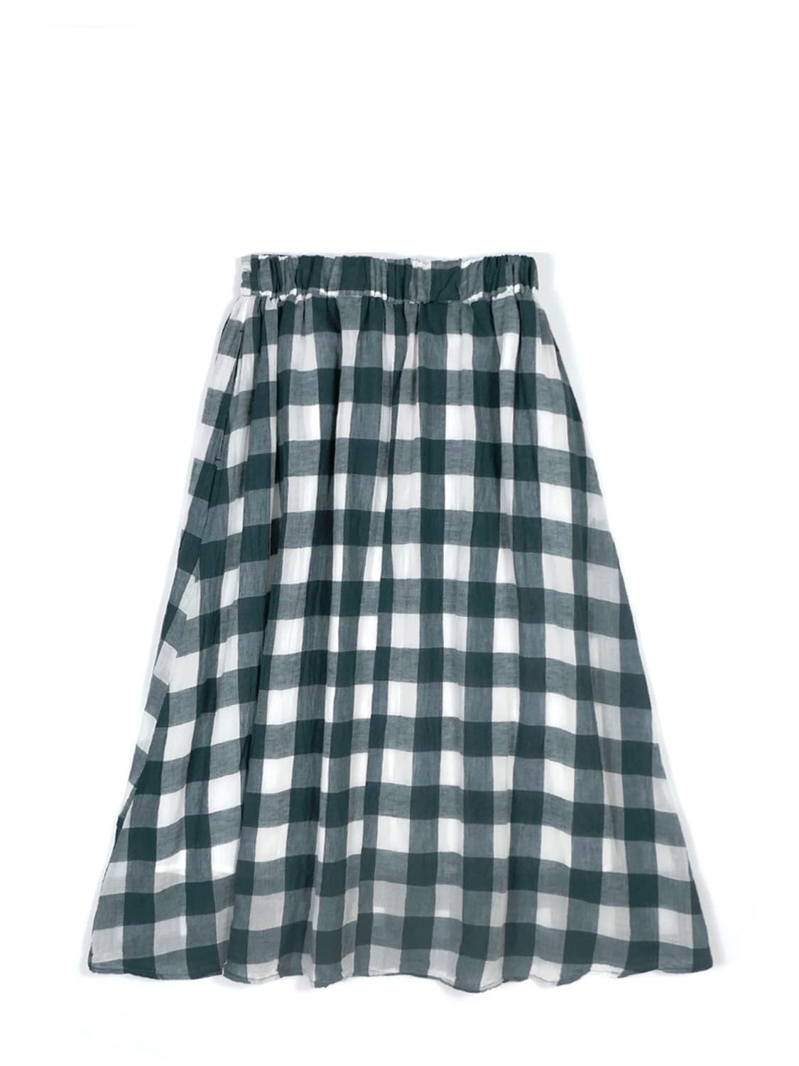 Samansa Mos2 gingham check skirt 상품이미지5