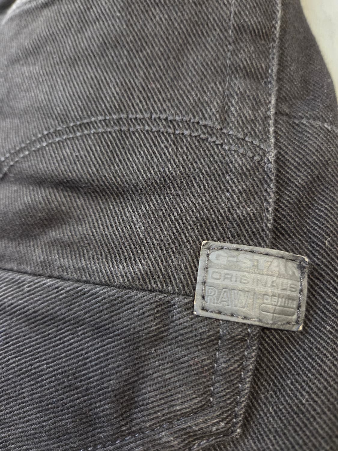 G-Star 블랙 데님 패치 워크 팬츠(W28/L30)택없음/디피용 상품이미지5