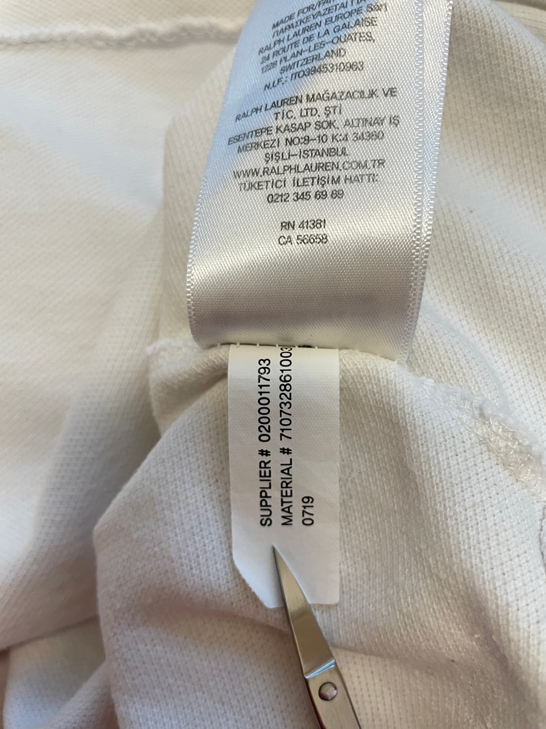 폴로랄프로랜 롱슬리브 화이트 티셔츠 상품이미지6