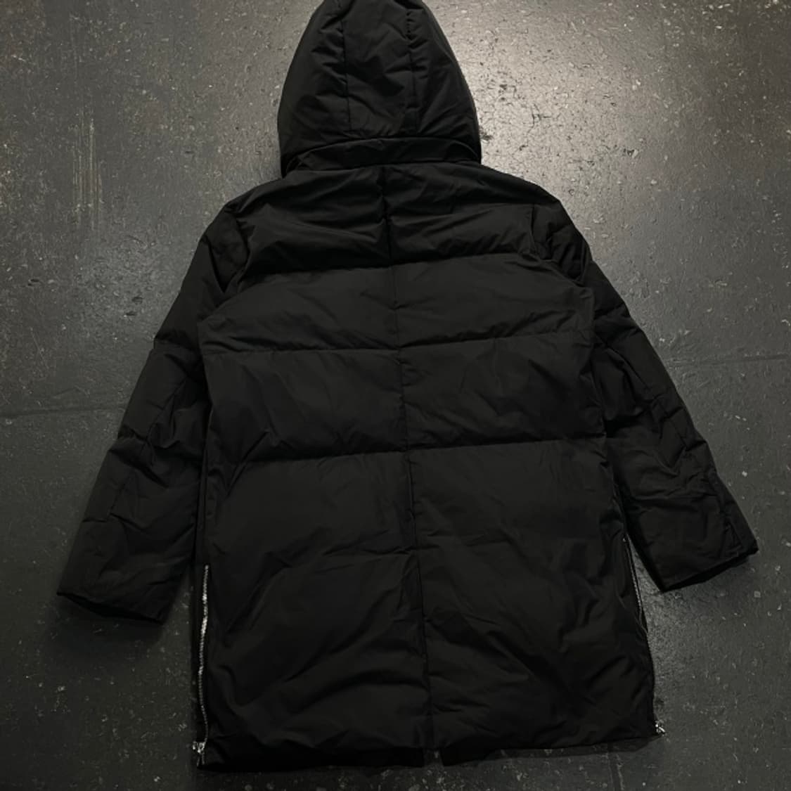 100 솔리드옴므 더블레이어 구스다운 패딩 상품이미지5