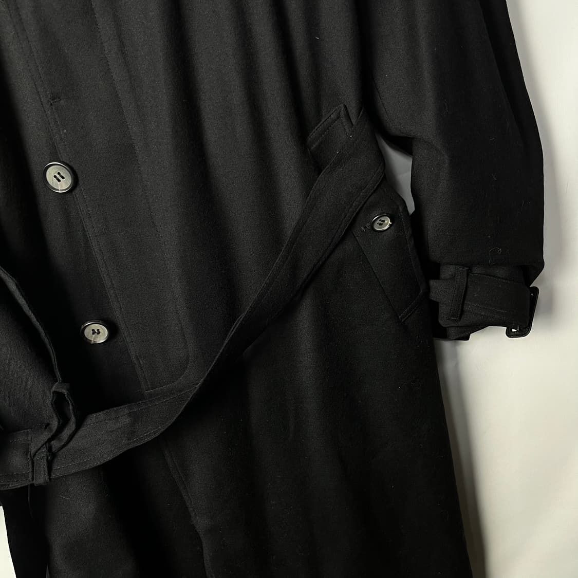 [Mihara Yasuhiro] 미하라 야스히로 울 트렌치 코트 상품이미지4