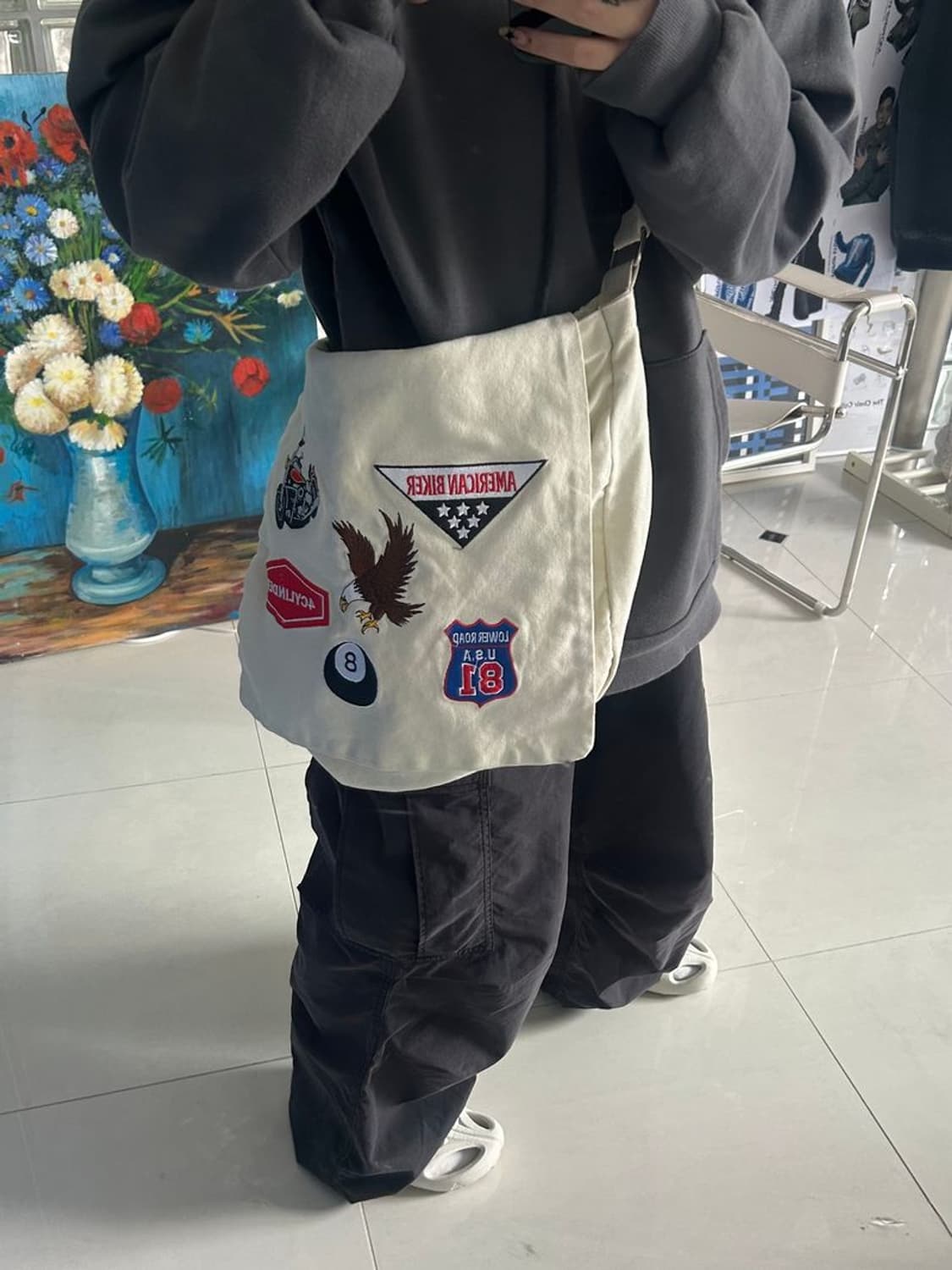 AMERICAN PATCH SHOULDER 아메리칸 패치 숄더백 상품이미지1