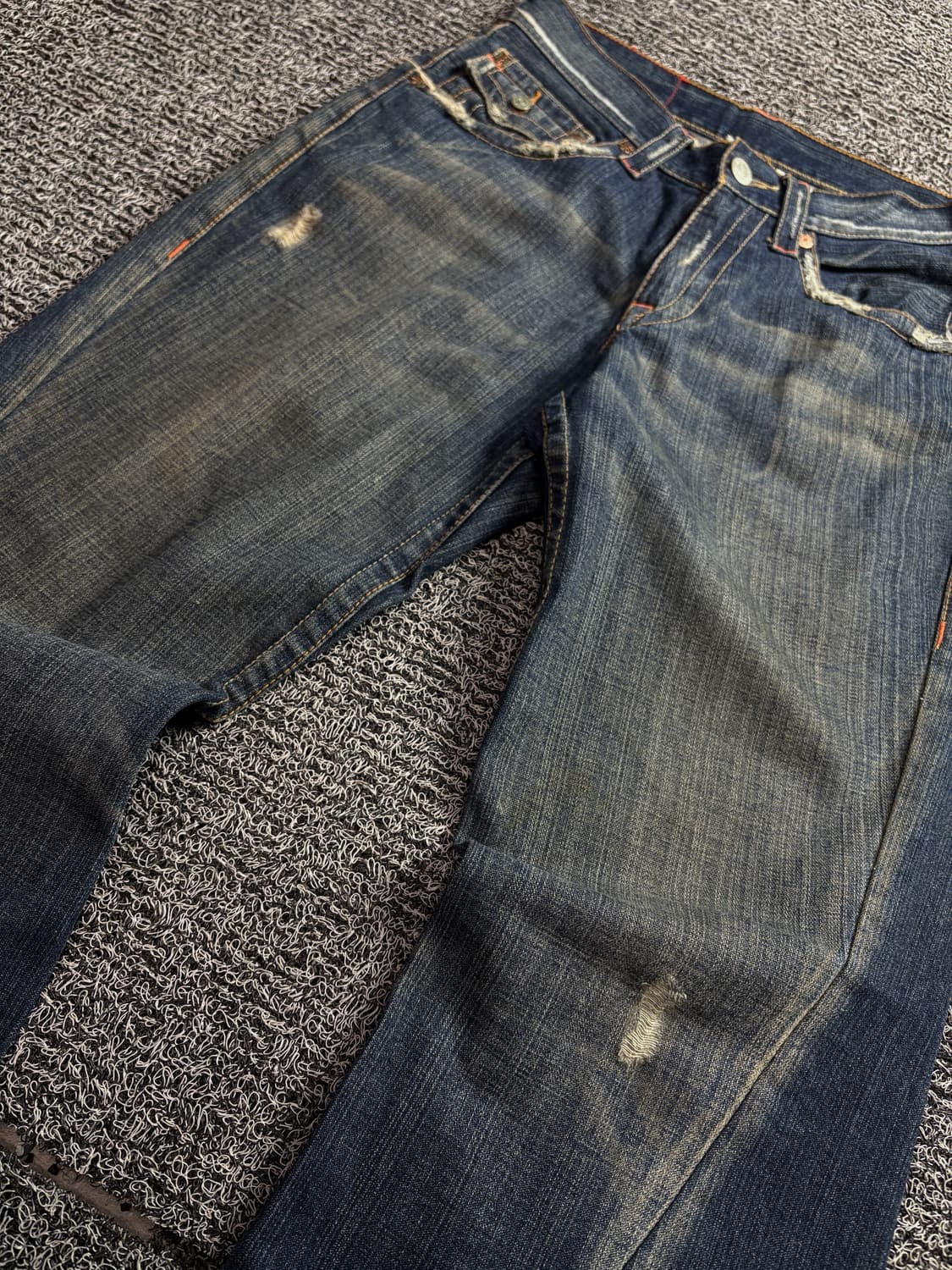 00s 트루릴리젼 y2k 빈티지 부츠컷 커브드 데님 팬츠 1815 상품이미지3