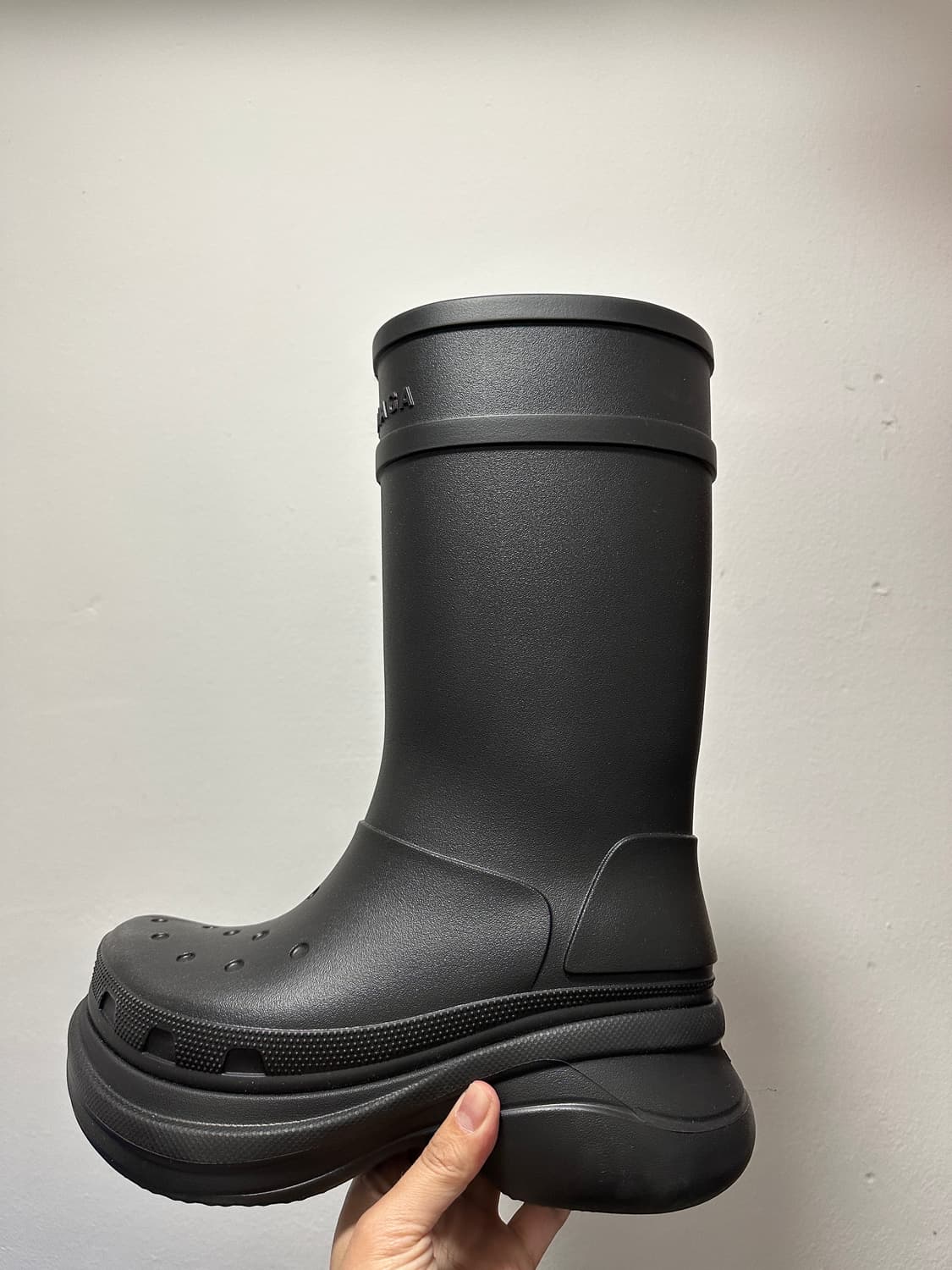 [40] 발렌시아가 크록스 부츠 블랙 상품이미지2