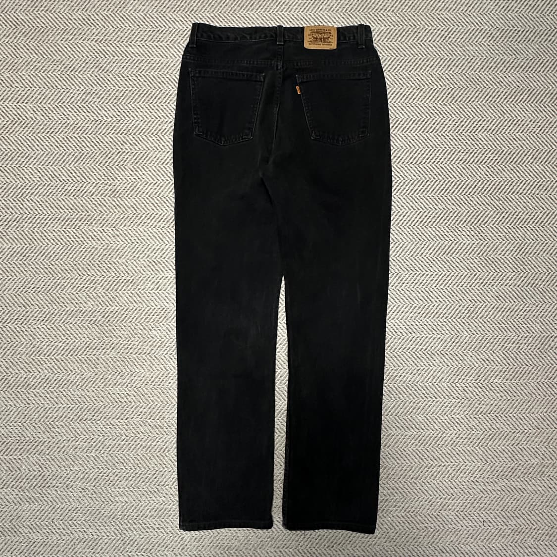 LEVI'S canada made orangetab black jeans 상품이미지2