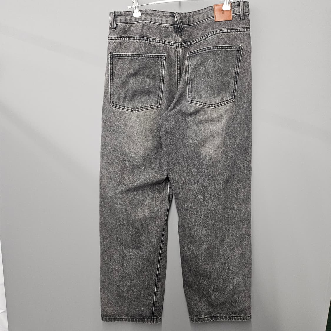 디미트리블랙 워싱 흑청 와이드 데님 상품이미지2