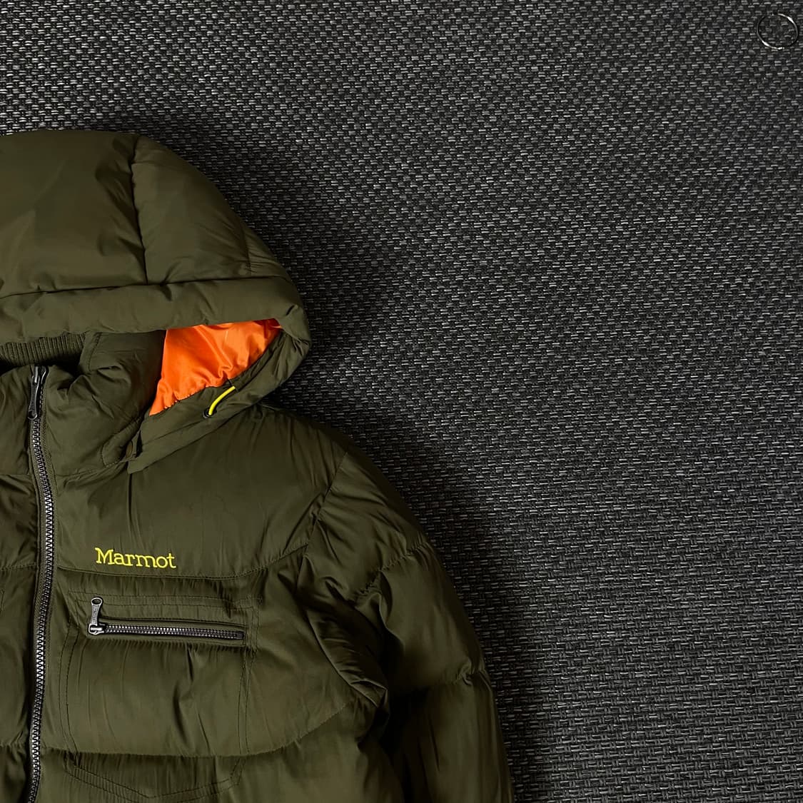 MARMOT 카키 패딩 자켓 95 상품이미지3