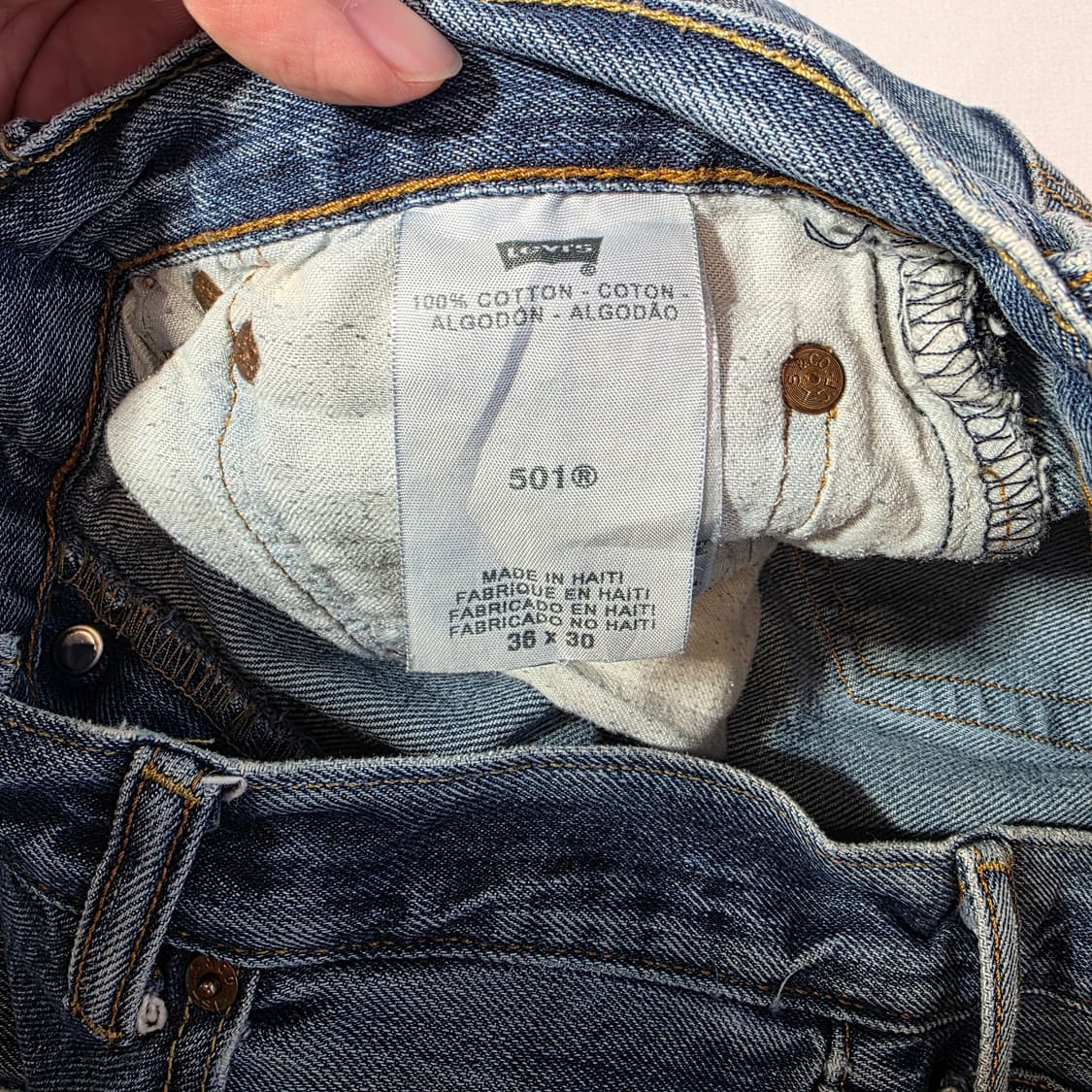 [W36L30]리바이스 LEVIS 501 데님 팬츠 상품이미지4