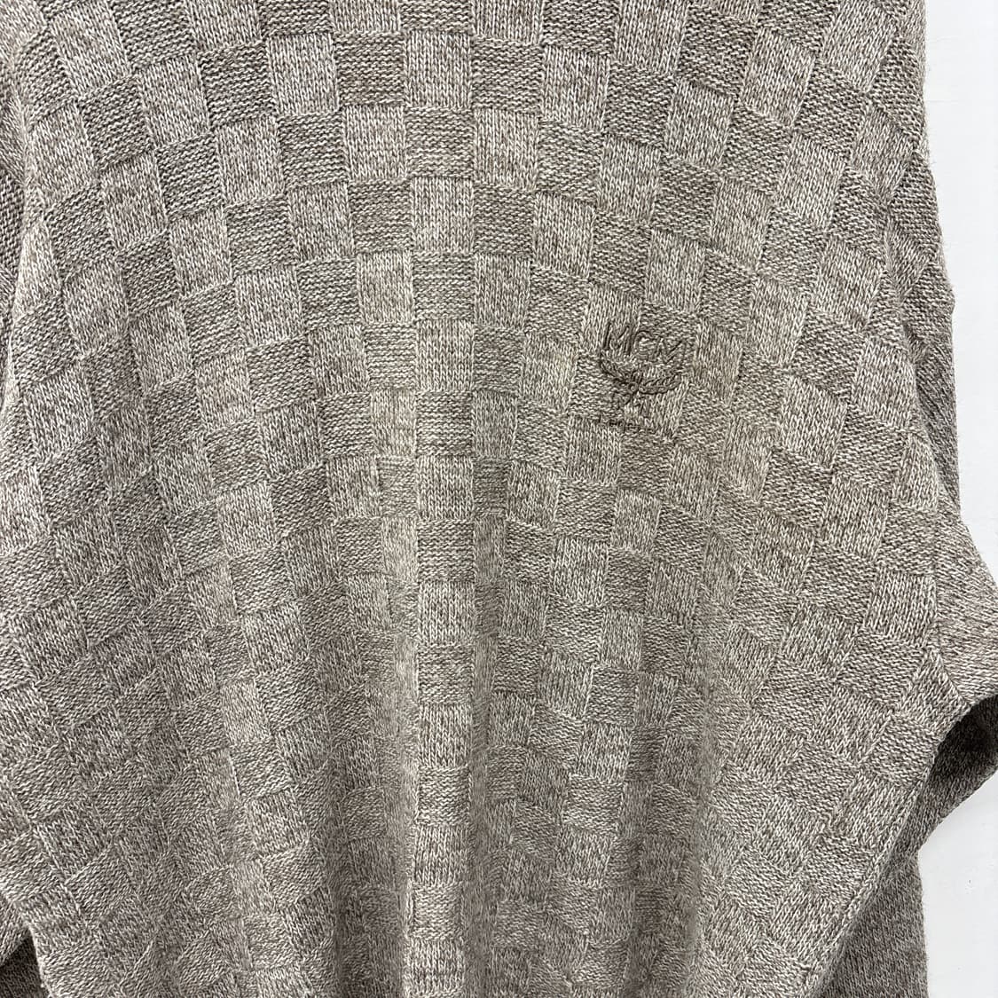 MCM 체크 패턴 니트 브라운 남성 XL 상품이미지2