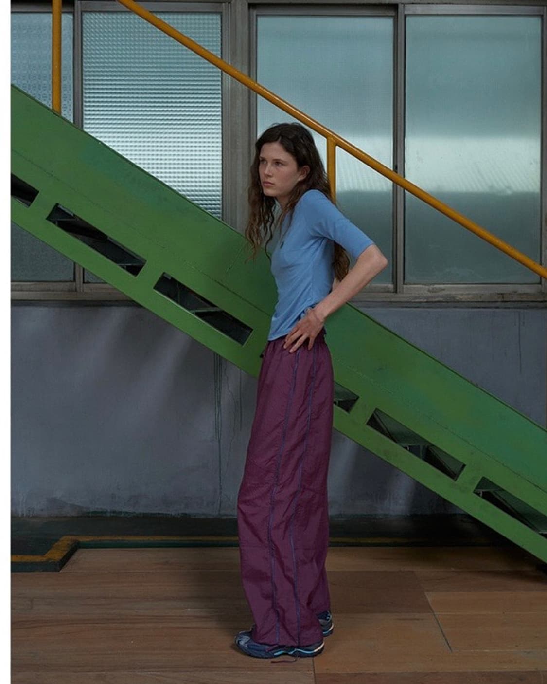 Nocontent Windshield Pants_wine 노컨텐츠 상품이미지1