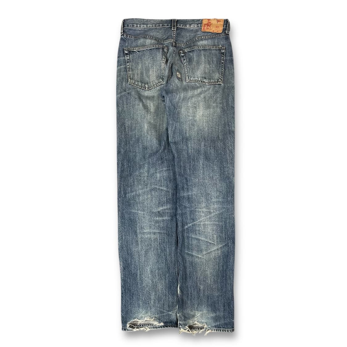 (31) JPN 충청 워싱 버튼플라이 데님 팬츠 상품이미지2