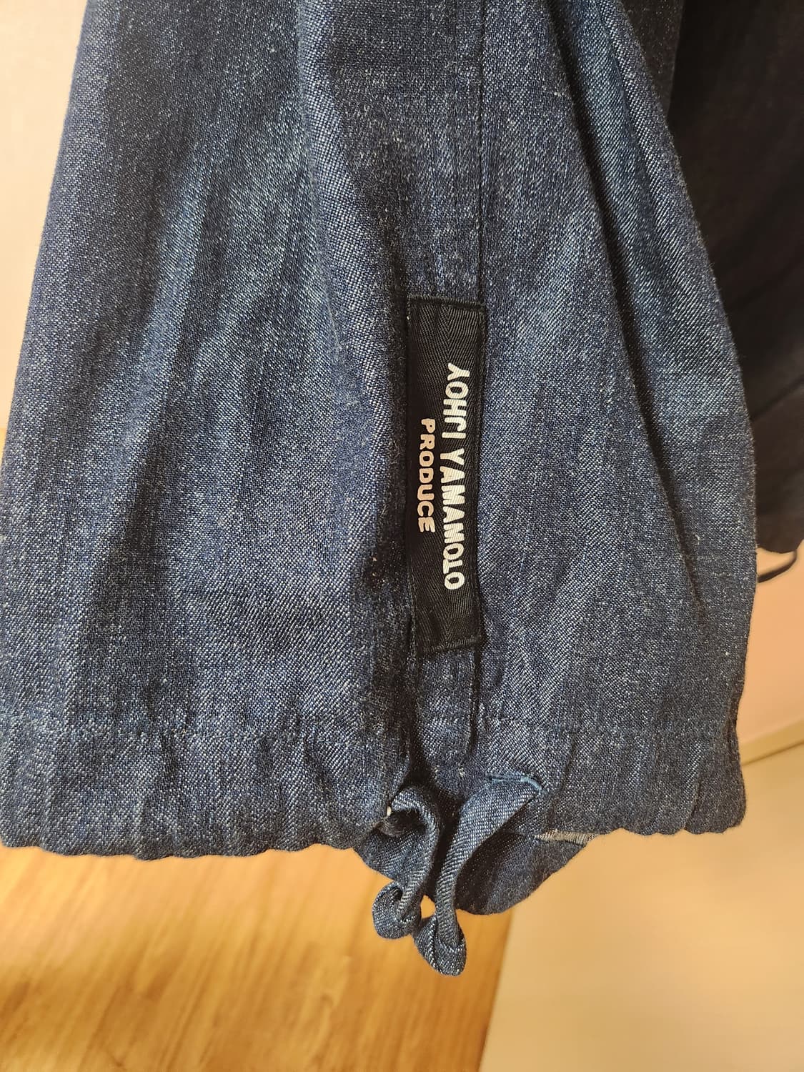 요지야마모토 데님 사루엘 팬츠 상품이미지3