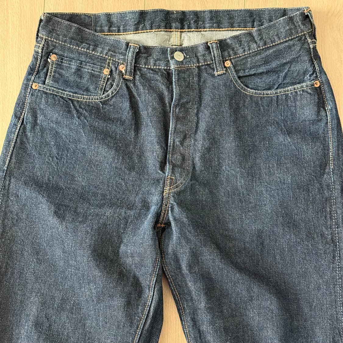 풀카운트 0105 36 (실제 34) 데님 청바지 체인스티치 수선 상품이미지3
