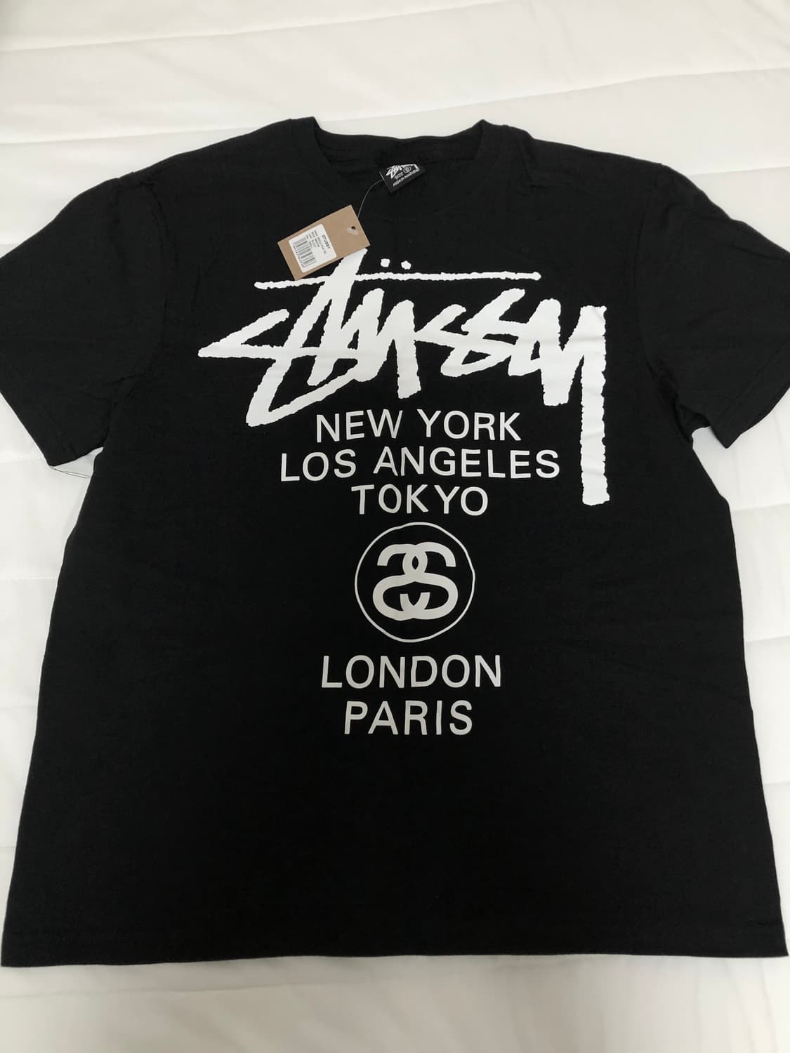 새상품 스투시 월드투어 반팔 s 상품이미지1