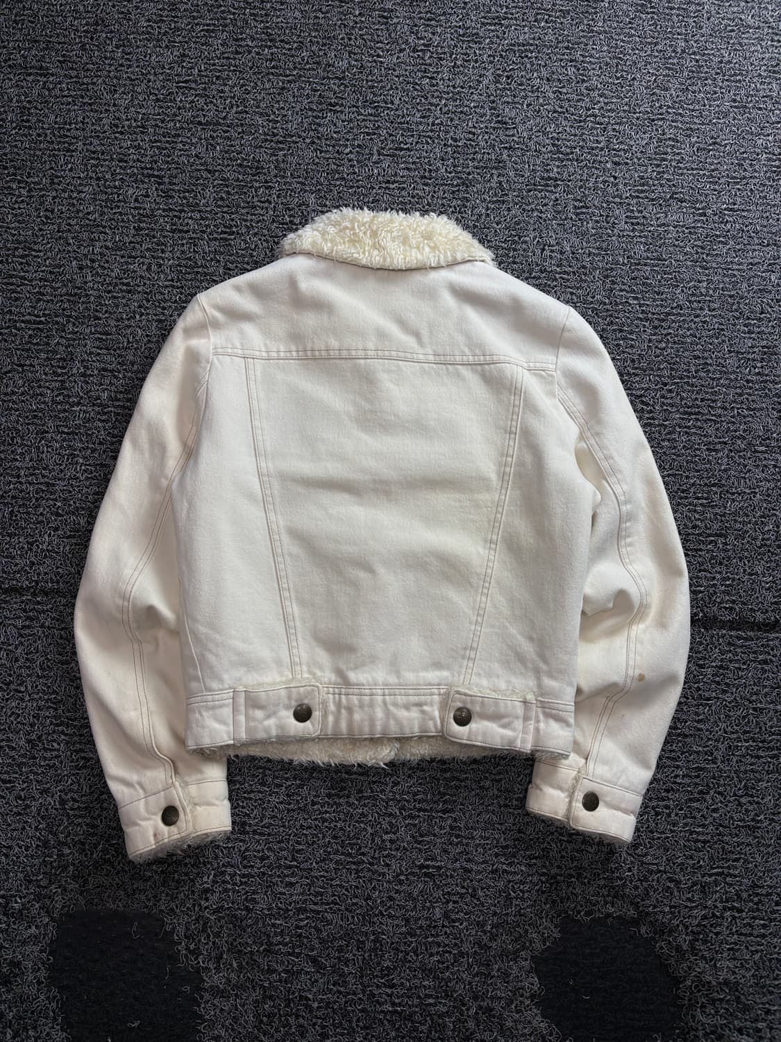 00s 캘빈 클라인 올드스쿨 쉐르파 트러커 데님 자켓 3853 상품이미지5