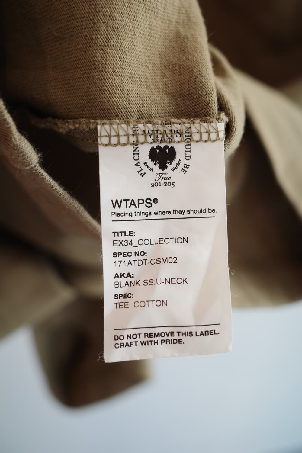 WTAPS 더블탭스 포켓 티셔츠 상품이미지6