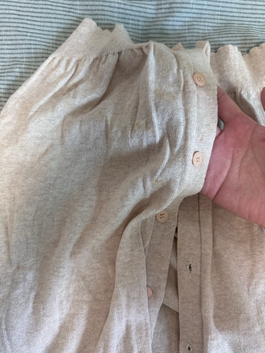 모리걸 아오이유우 빈티지 미디 가디건 상품이미지8