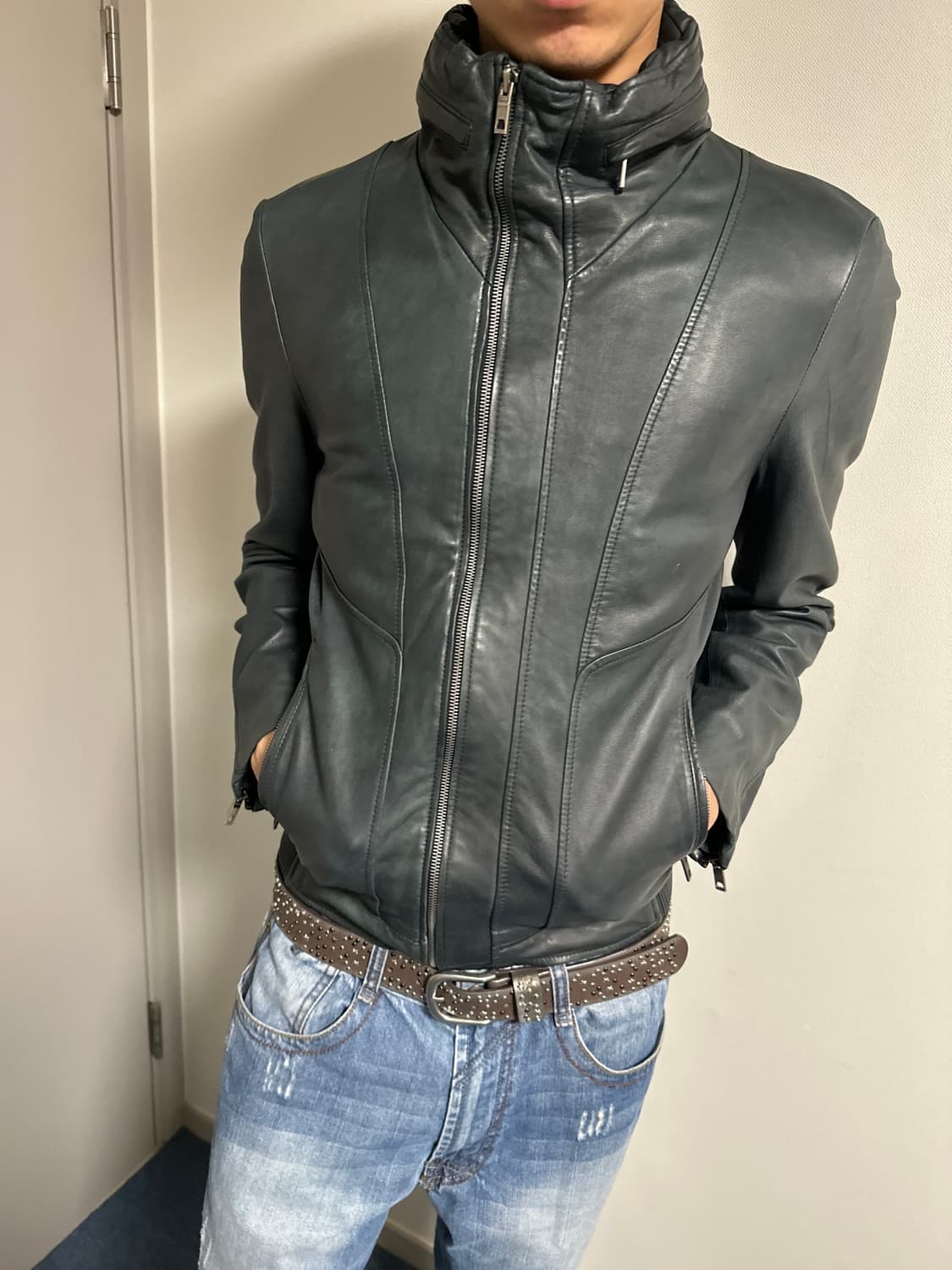 솔리드옴므 우영미 가죽자켓 양가죽 상품이미지3