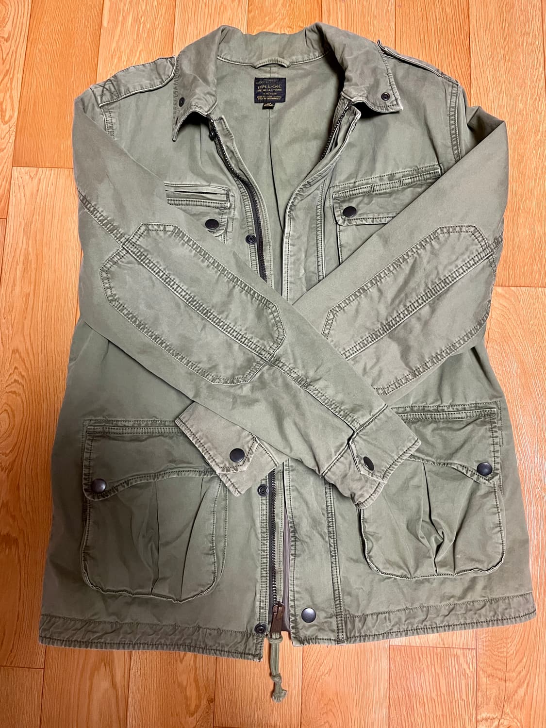 [M-100] 럭키브랜드 카키 M65 야상 자켓 상품이미지5