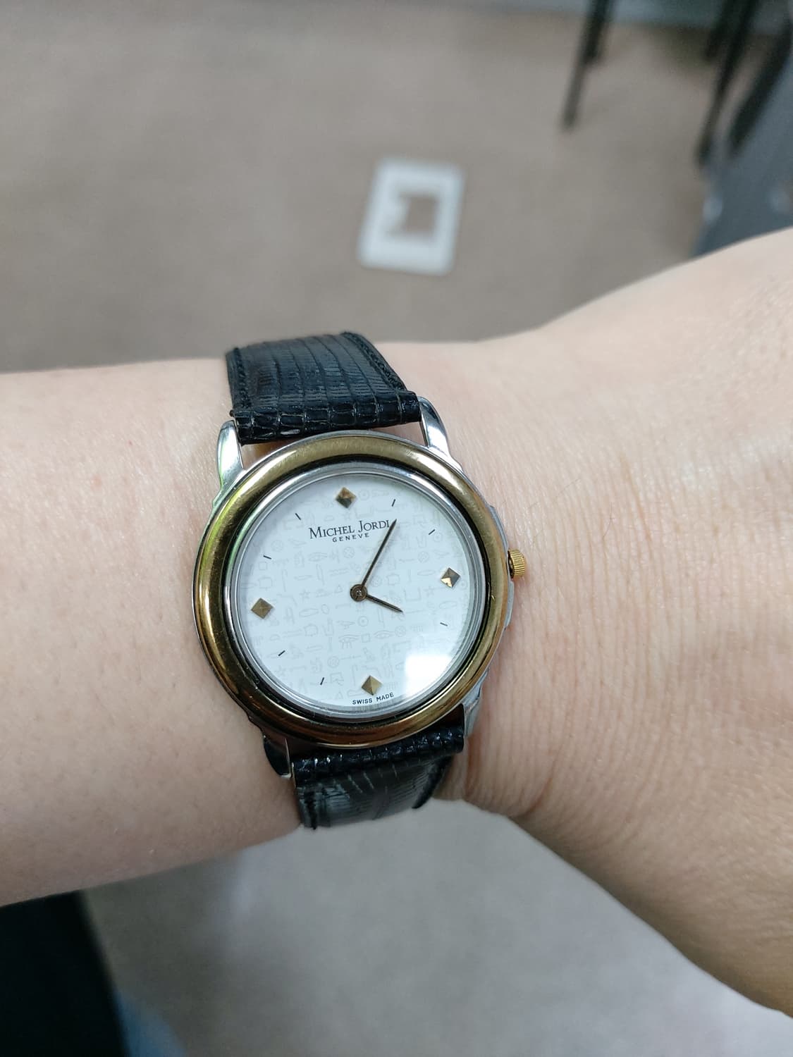 미셸조르당 남성 가죽 시계 상품이미지4